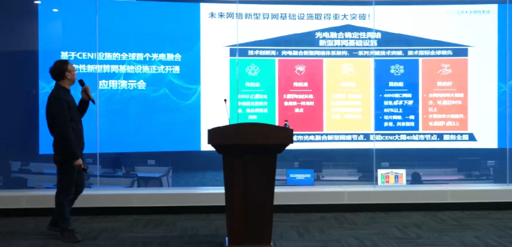 光電融合確定性新型算網(wǎng)基礎(chǔ)設(shè)施在南京開(kāi)通