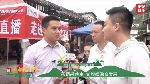 央視走村直播看脫貧：恩施洞下槽村好水好茶 蘇寧直播帶貨助銷全國(圖3)