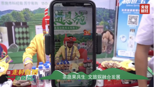 央視走村直播看脫貧：恩施洞下槽村好水好茶 蘇寧直播帶貨助銷全國(圖2)